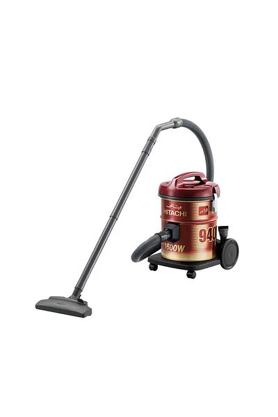 HITACHI , Vaccum Cleaner Drum, 15 L,1600W,Red/Gold ,CV-940YSS220WR
