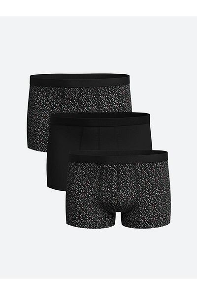 LC Waikiki Standard Fit Cotton Flexible Ανδρικό Boxer 3 τεμαχίων