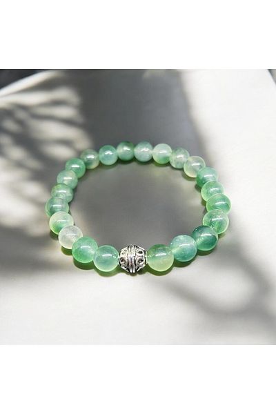 eHediyecim Virgo Feeling Stone - Moss Agate Natural Stone Bracelets