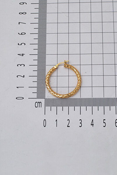 Bilezikci İtalyan 14 Ayar Büyük Boy Altın Halka Küpe