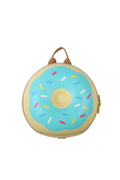 Supercute Kids Backpack 3D Donut Shape, Cute Toddler Travel Bag for 2-6 Years Old, Anti-lost Backpack for Kids