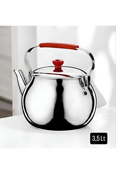 Metler Paslanmaz Çelik Üstten Kulplu Kamp,piknik,soba Üstü,çaydanlık Tek Çayd...