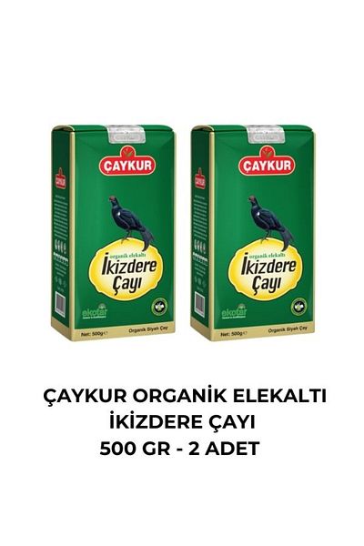 Çaykur Organic Screened Twin Tea 500gr -2 Pieces