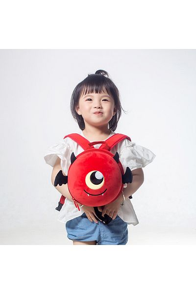Supercute Kids Backpack Little Devil, Cute Toddler Backpack for 2-6 Years Old, Anti-lost Travel Bag for Kids