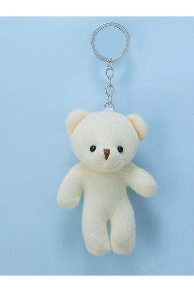 Yumuşakkeçe 12 cm Plush Bear Key - Ring, 1 Piece
