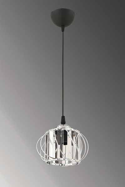 ESSLİGHT Clara Single Pendant Chandelier (Crystal Stone) Entrance Hall Young Room
