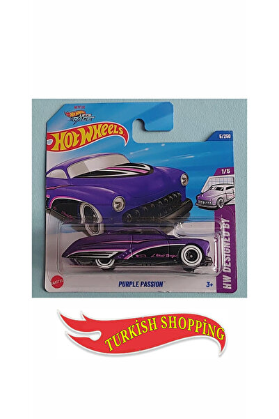 HOT WHEELS 1/64 Ölçek 2025 Case Porple Passion Nostaljik Araba