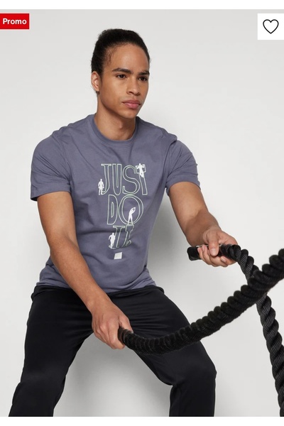 Nike Футболка Vintage Fit Gri Erkek