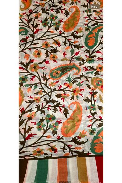Safir Tuhafiye Βαμβακερό Ινδικό Σάλι 190 cm x 90 cm