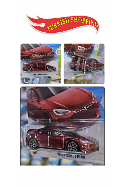 HOT WHEELS 1/64 Ölçek 2025 Case Tesla Model S Plaid
