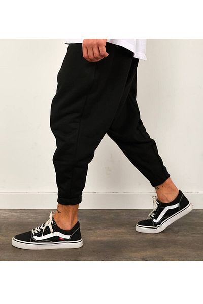 Superbluemexico Men's Black Bol Shalvar Pants