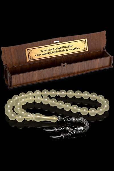 OTTOTESBİH La Feta Illa Ali La Seyfe Illa Zulfikar + Zulfikar Sword Rosary