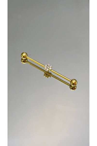 TattooLiva Cerrahi Çelik Paslanmaz Kararmaz Köprü Kulak Küpe Piercing