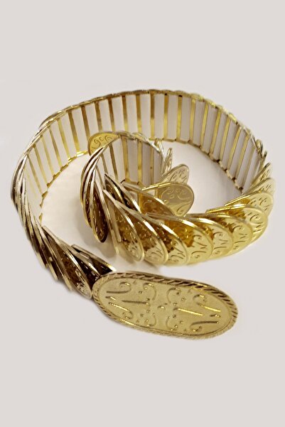 Limelia Дамски колан за специални поводи Колан за сватба и хена в елегантен златист цвят