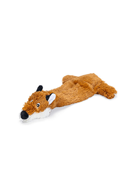 Karlie Plush Fox Figured Dog Toy 32X20X