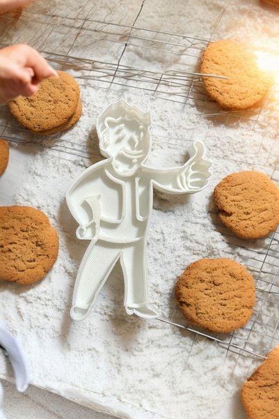 3DPrintLix Vault Boy Fallout Themed Cookie Mold