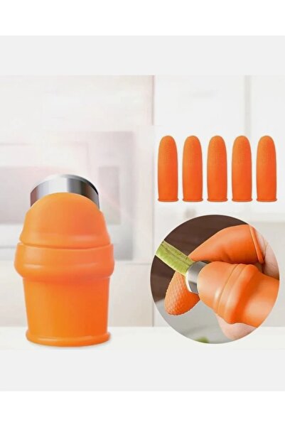 BBS Silikon Parmak Soyacak Parmak Koruyuculu Tırnak Bıçak 🔪 Sebze Meyve Soyu...