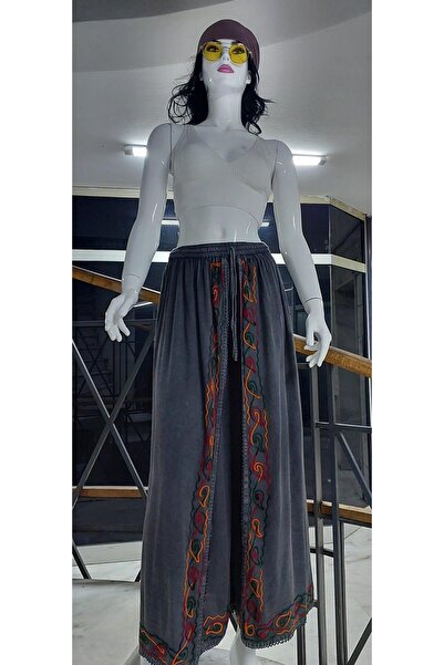 EREN STYLE Otantik Nakış İşlemeli Harem Şalvar Pantolon(102 CM)