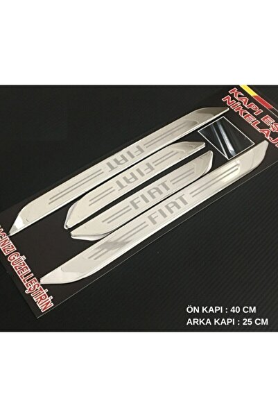 KARA AUTO Fiat Tempra Nikelaj Krom Plastik 4 Parça Kapı Parlak Eşik Setiseti