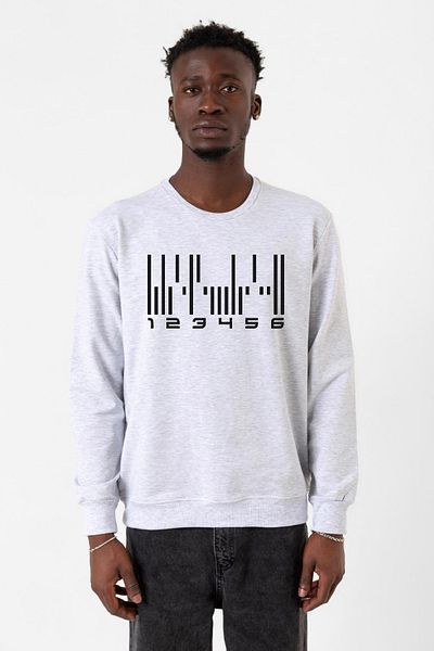 Tshirthane Dark Matter The Android Barcode Karmelange Ανδρικό φούτερ 2ip