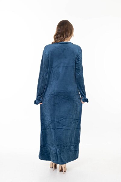 mervemoda Kadın Kışlık Kadife Elbise