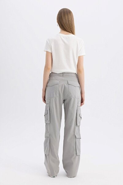 KAMİLKUNDURA Coool Straight Fit Gabardin Pantolon Kargo Cepli B6873ax24sp