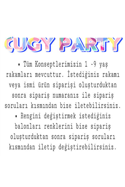 CUGY 1 YAŞ YEŞİL GOLD ZÜRAFA  ASLAN TEMALI YAŞ SEÇENEKLİ DOĞUM GÜNÜ PARTİ SETİ