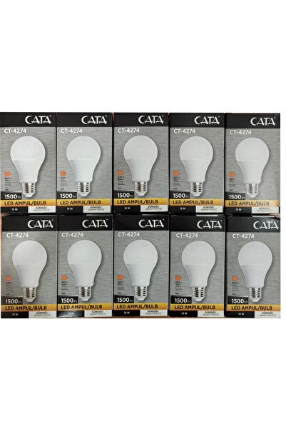 Cata Led Ampul Günışığı 10 Adet Ct-4274 3200k 15 Watt