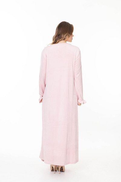 mervemoda Γυναικείο χειμωνιάτικο βελούδινο φόρεμα