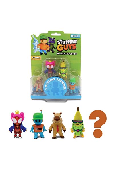 GIOCHI PREZIOSI 5’li Mini Figür Seti Seri 2 Stumble Guys Sürpriz Paket