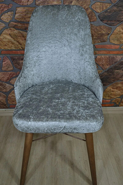 kılıfteks Chair Cover with Sleeves in Velvet Fabric