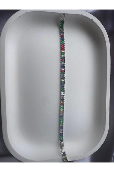 stainless steell Renkli Taşlı Su Yolu Bileklik