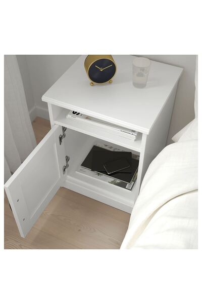 IKEA komodin, beyaz, 42x40 cm