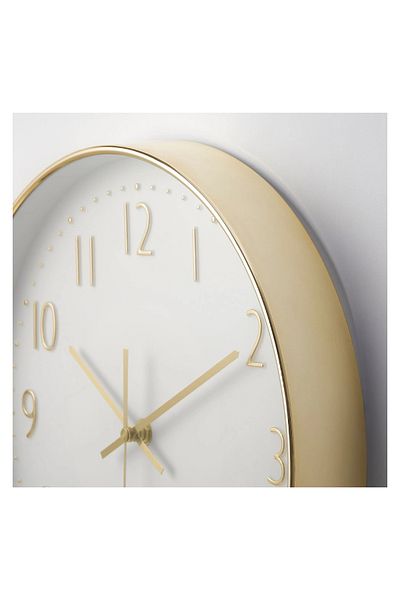 IKEA Jankig Wall Clock, Color Gold, 30 cm