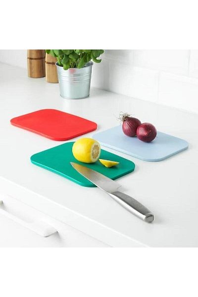 IKEA 365+ Plastic Cutting Board - 22x16 Vcm - 3 Pieces