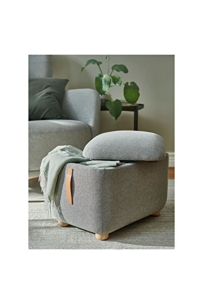 IKEA Cushion, Pouf with Storage Eyes, Height: 42 cm Length: 57 cm Width: 40 cm