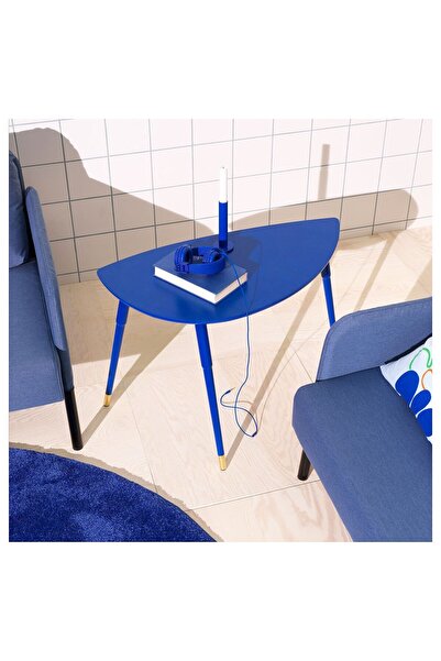 IKEA طاولة القهوة، على شكل ورقة شجر، الطول: 77 سم العرض: 39 سم الارتفاع: 51 سم