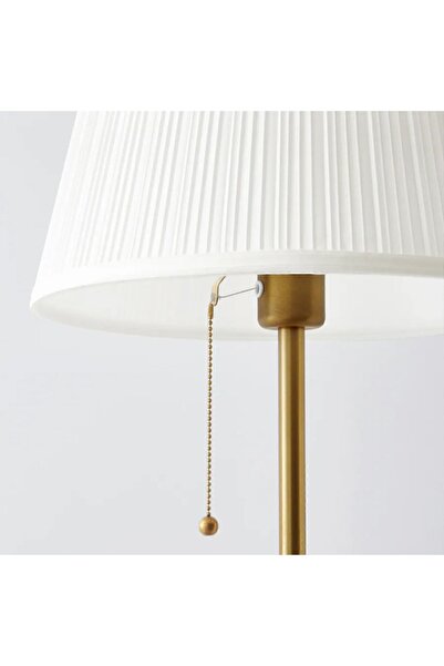 IKEA Arstıd 155 Cm Gold Altın Pirinç Renk Gövde Yer Lambası Lambader