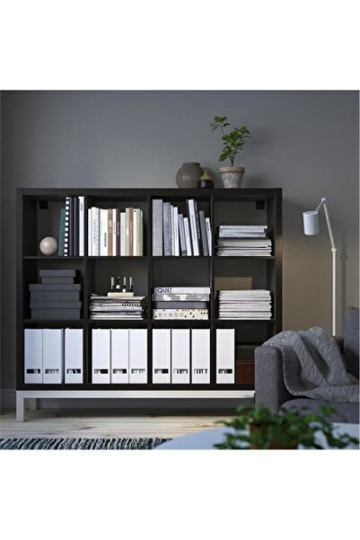 IKEA /kallax Venge-beyaz Açık Raf Ünitesi 147x129 Cm 12 Bölmeli