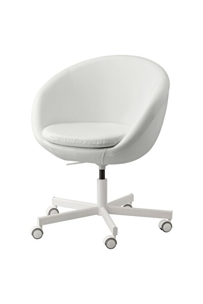 IKEA Skruvsta Çalışma sandalyesi, Emniyet tekerlekli, Yüksekliği ayarlanabilir çalışma sandalyesi