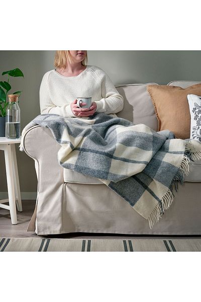IKEA cover, tv blanket, % wool, 130x170 cm