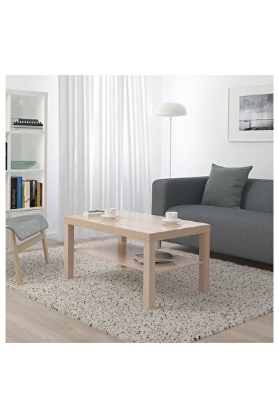 IKEA Dekoratif Lack Orta Sehpa Mobilya Meşe Renkli (55x90 Cm)