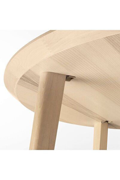 IKEA Yuvarlak mutfak masası, dişbudak kaplama, 4 kişilik, 105 cm