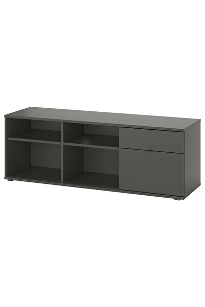 IKEA Tv Sehpası Koyu Gri 146x37x50 cm