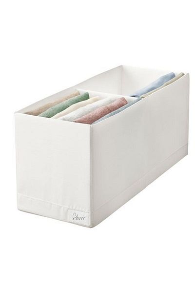 IKEA White Compartment Box - 20X51X18 cm