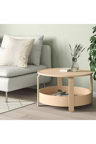 IKEA orta sehpa, huş kaplama, 70 cm