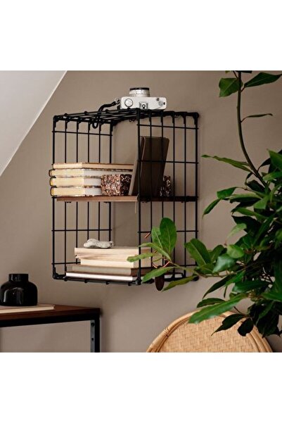 IKEA Gullhult Duvar Rafı, Siyah-çam