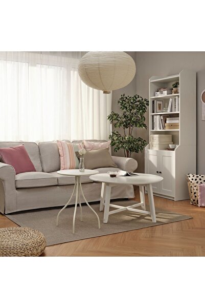 IKEA Tanebro Yan Sehpa, Çap: 46 cm Yükseklik: 60.5 cm Maks. yük: 10 kg