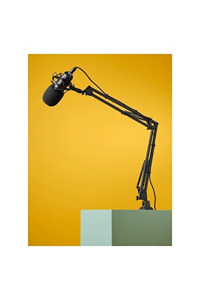 IKEA "LOTR®" LÅNESPELARE mikrofon kolu, antrasit, vida bağlantılı