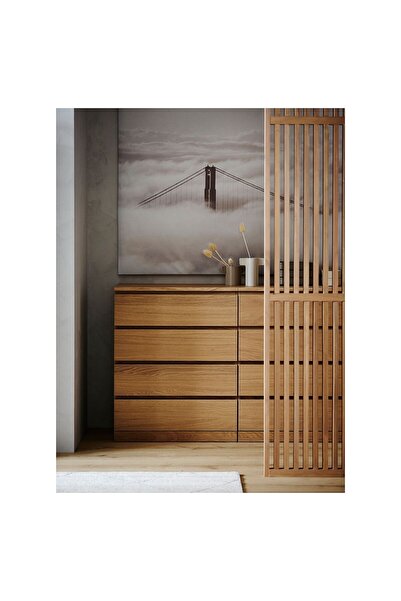 IKEA 4 çekmeceli şifonyer, Genişlik: 80 cm  Derinlik: 48 cm  Yükseklik: 100 cm